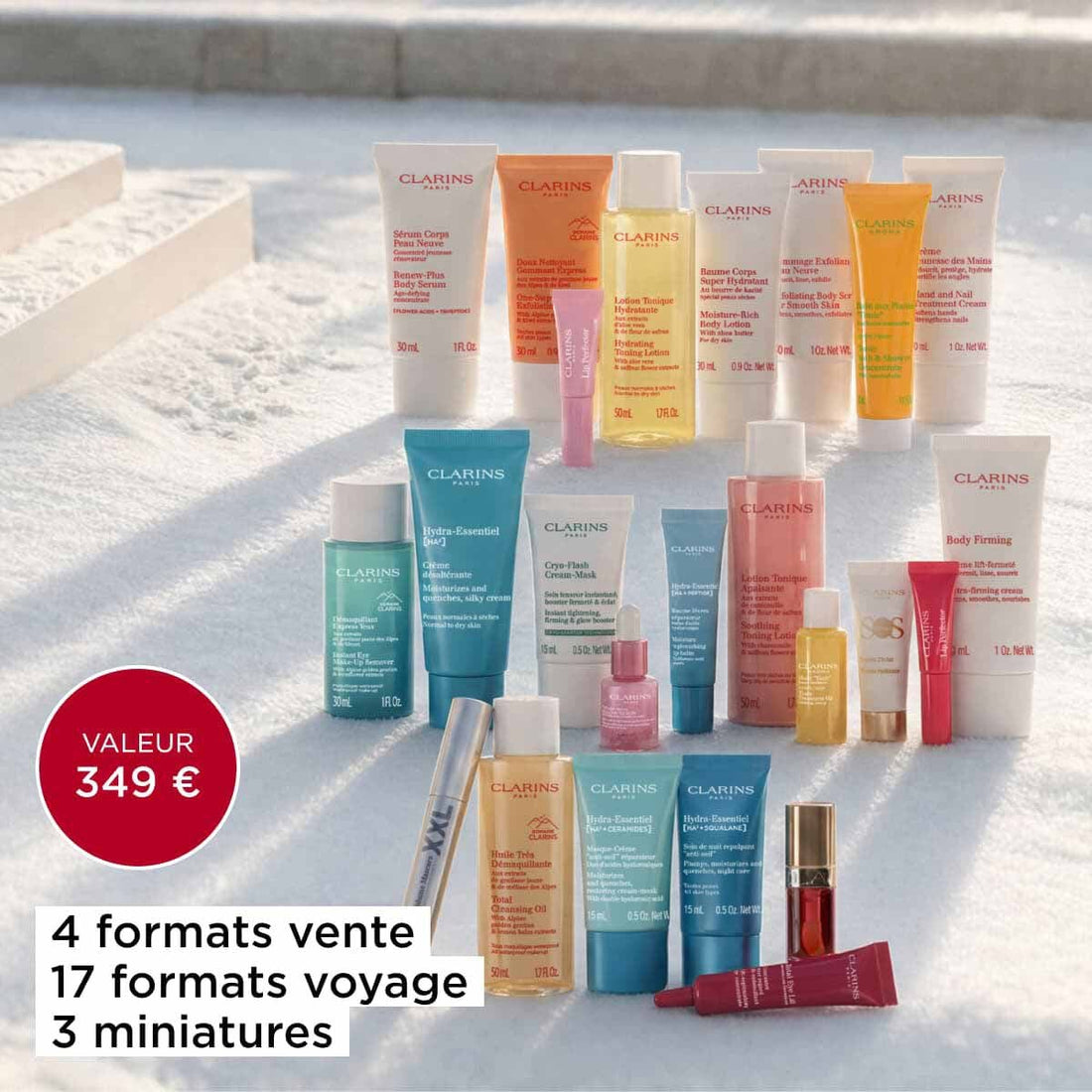 Calendrier de l'Avent Clarins 24 jours 2026